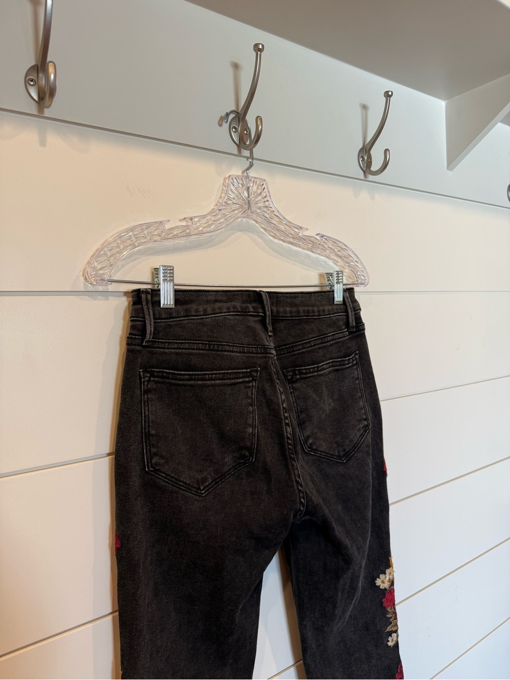 Free People Driftwood Farrah Lovers Lane Flare Jeans 26 - Picture 7 of 10